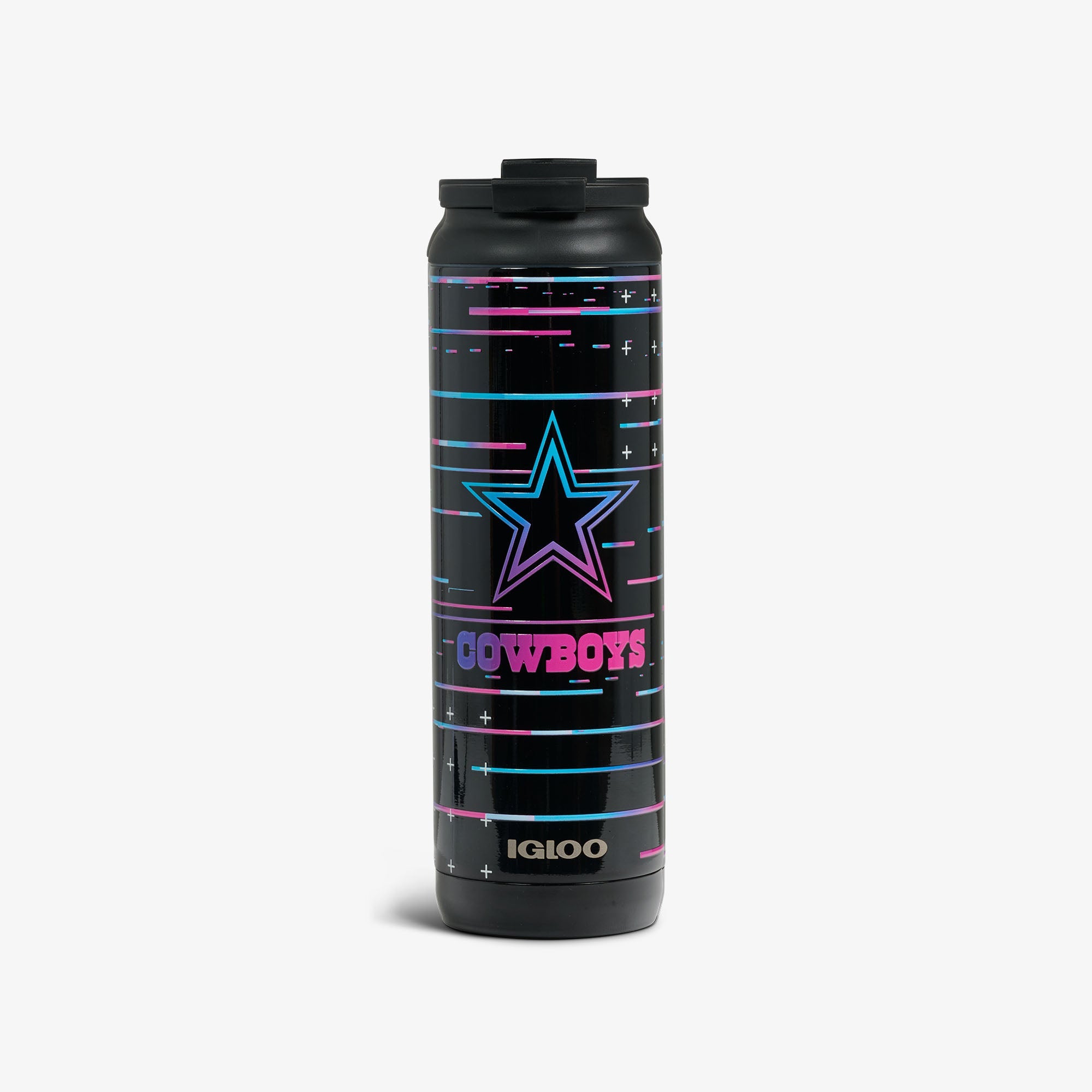 NFL Neon Dallas Cowboys 20 Oz Flip ‘n’ Sip Tumbler
