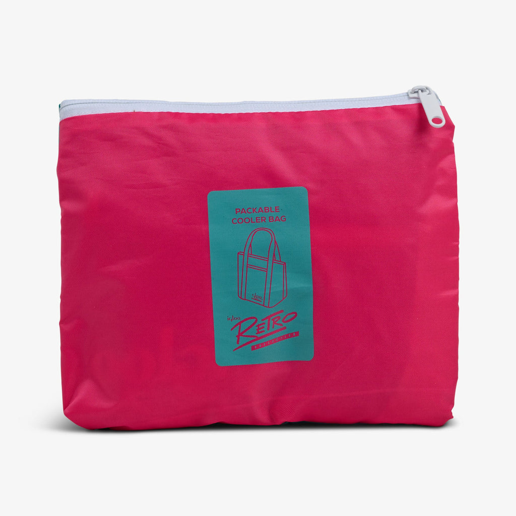 Retro Packable Puffer 20-Can Cooler Bag
