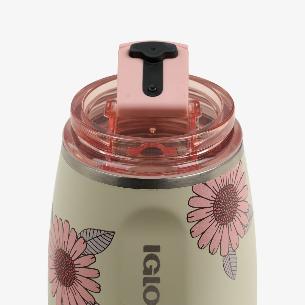 Floral 10 Oz Wine Tumbler